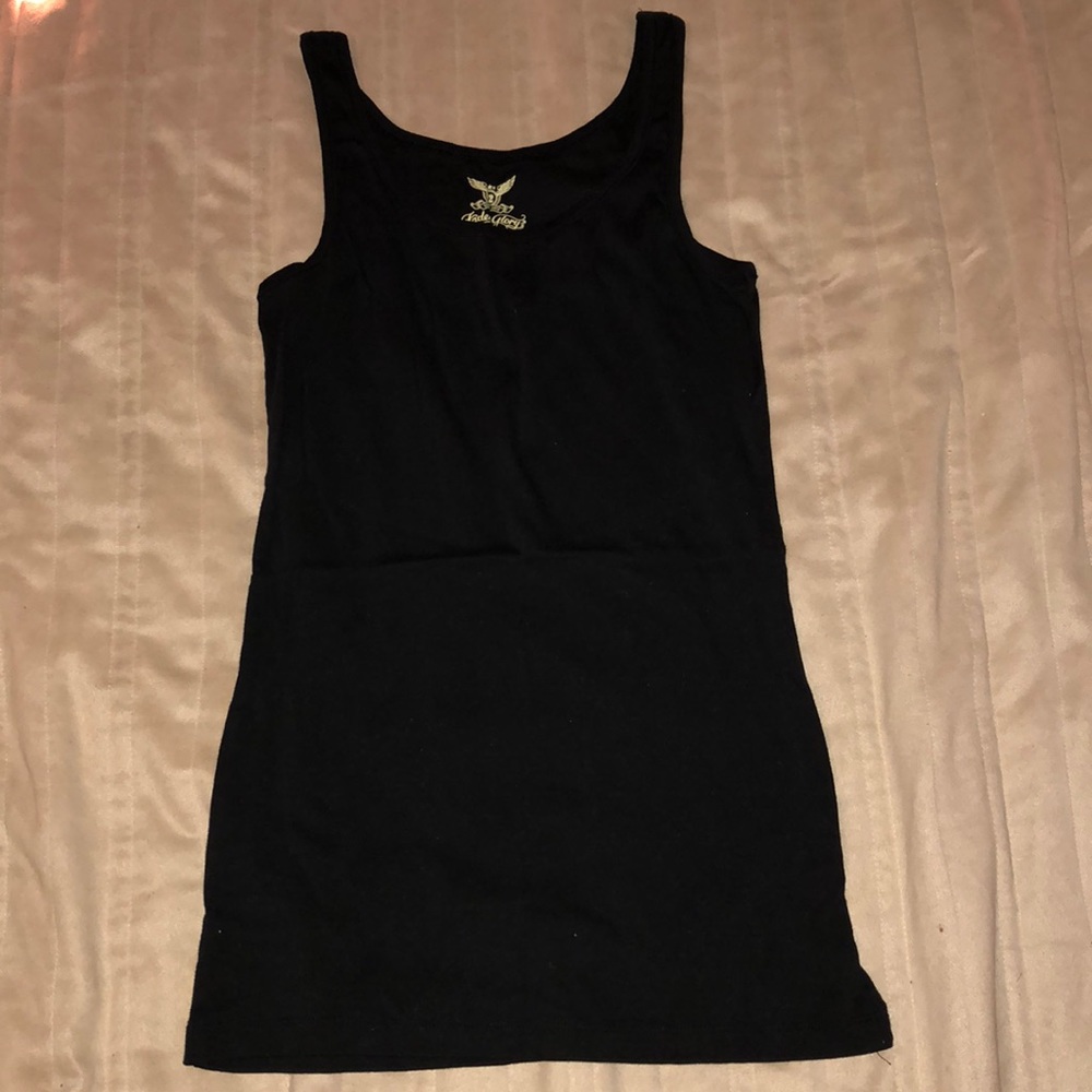 Black tank top